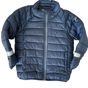 Polarn O. Pyret Navy Puffer Jacket | Size 110 (4–5Y)